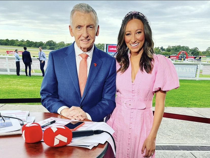 Wonderful to see <a href="/katelynmallyon/">Katie McDonald</a> back on <a href="/Channel7/">Channel 7</a> racing coverage along with <a href="/emma_freedman/">Emma Freedman</a> &amp; <a href="/JaseRicho/">Jason Richardson</a> #katemallyon #emmafreedman #jasonrichardson #channel7