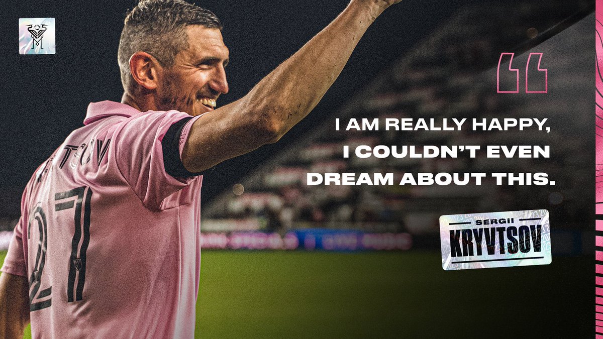 Inter Miami CF on Twitter: "Sergii Kryvtsov on his debut tonight at #