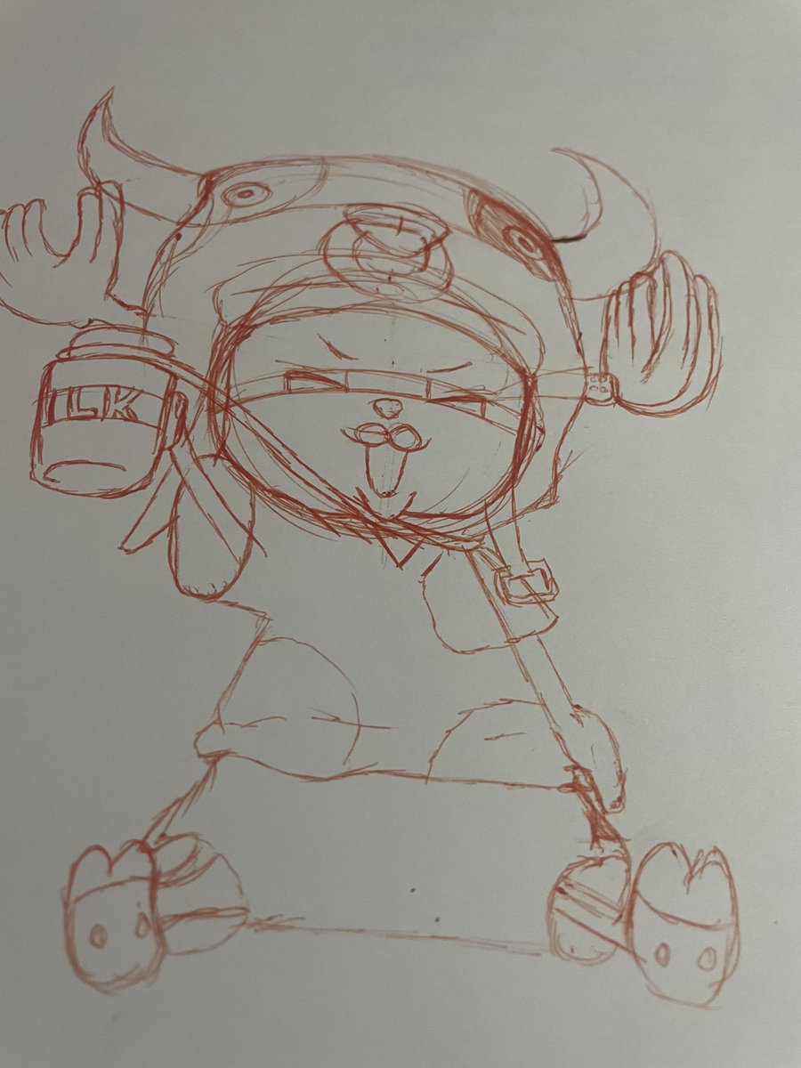 No se ustedes, pero este Tony Tony chopper quedo hermoso. 👉🏻👈🏻