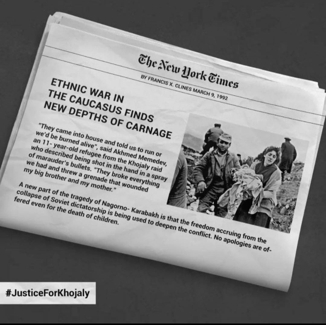 2ralaev's tweet photo. The world’s continuing silence in the face of Armenian atrocities...
#JusticeforKhojaly
#XocalıyaƏdalət
#KhojalyGenocide
#26february1992 
#dontforget https://t.co/L1faxVN4sJ