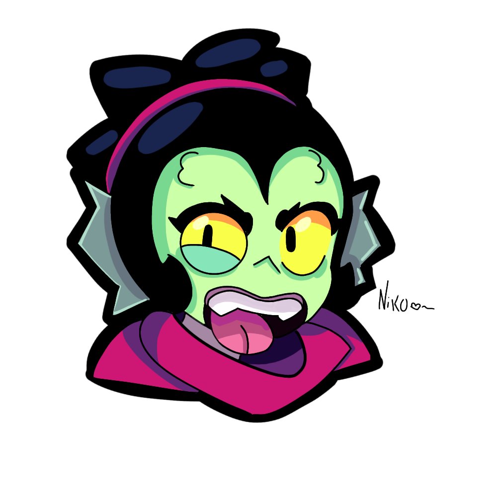 micolocomax's tweet photo. Se hizo lo que se pudo #BrawlStars #brawltalk #brawlstarswillow #BrawlStarsArt #fanart #supercell | No se hacer la boca de esta tipa 💩💩😀😀😀😀 https://t.co/l5Xpa6qGqz
