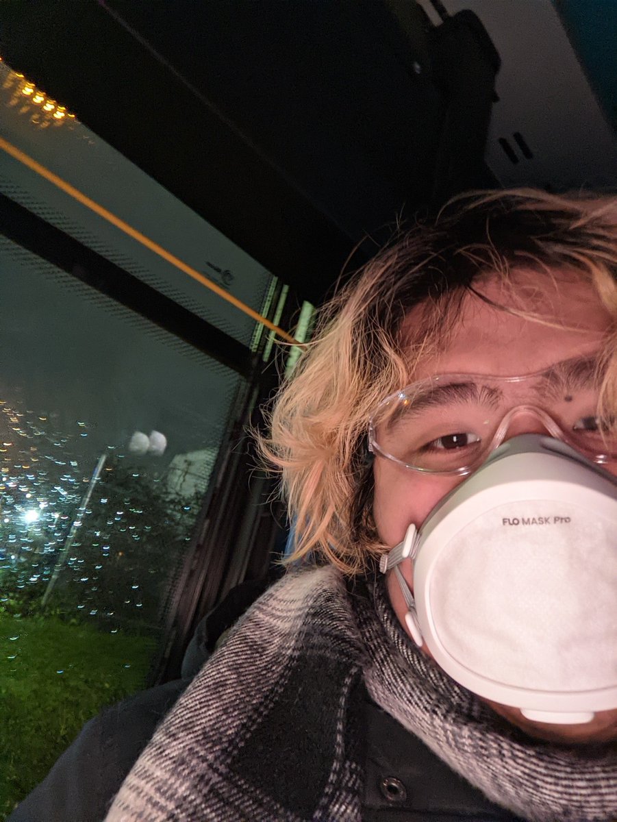daka_x's tweet photo. I recently used my #Aranet4 to test exhaled air concentration (CO2) on TransLink's newest bus: the Nova LFSe+ on route 100.

I was initially impressed. The bus HVAC can quickly exchange fresh air into a fully loaded bus…

But, ONLY when it is on.

1/8
#covid19bc #covidco2 #bcco2 https://t.co/ngGcK0VEv8
