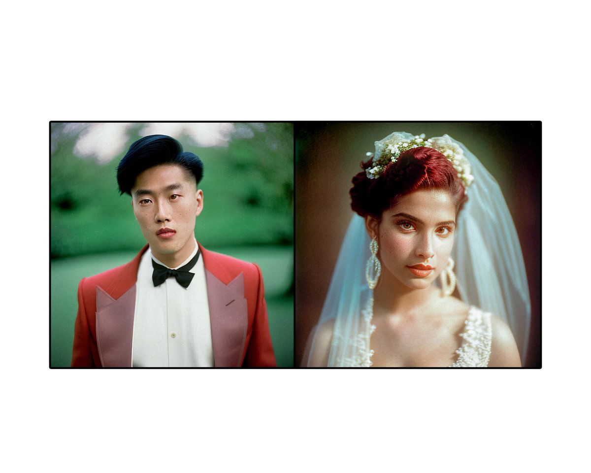<a href="/ivonatau/">Ivona Tau</a> thanks so much for hosting this open call and for the chance! here are my submissions these are AI generated wedding portraits which aims to toy with the idea of AIs taking all of our jobs in the future. this concept allows me to apply my technical photo knowledge with AI tools
