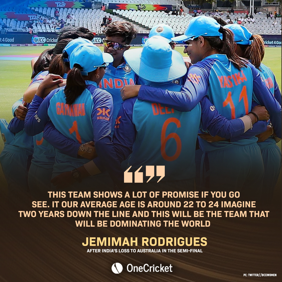 Jemimah Rodrigues is optimistic about the future of Indian women's cricket

#indiancricketteam #BCCI #WPL2023 #indianwomenscricketteam #jemimahrodrigues