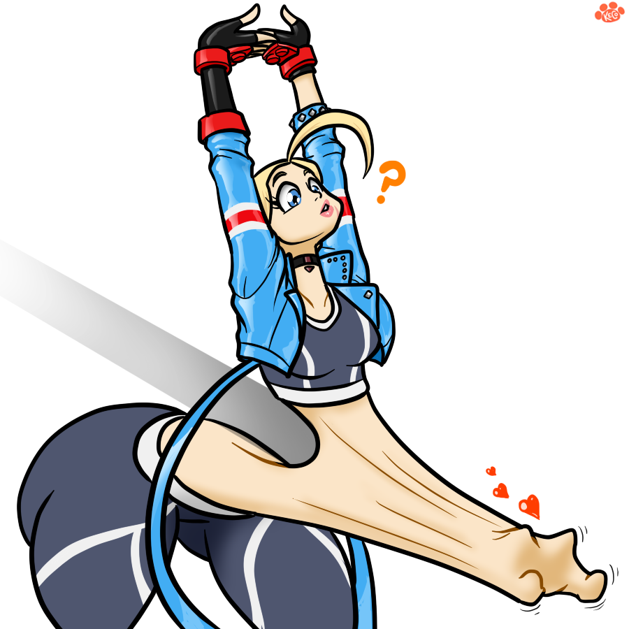 dem Cammy Stretch >:3c Must pounce (I hope it become a meme, who knows uwu) #stretchyartday