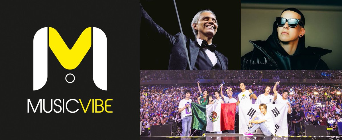 Ile404NotFound_'s tweet photo. MUSIC VIBE. 
La promotora que se está ganando la fama de ser estafador, mal organizador, sobrevender boletos y tirar a otras direcciones el responsable de sus pésimos manejos de los conciertos que está bajo mando en México

Artistas: Andrea Bocelli, Daddy Yankee y Super Junior https://t.co/dXCn83tKMf