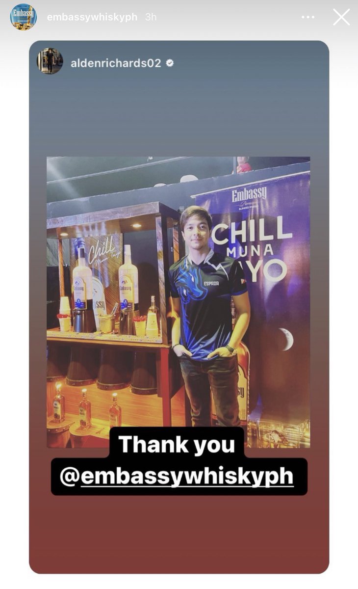 AldenTrendsOFC's tweet photo. Thank you again, Embassy Whisky! š„°
@aldenrichards02 @EmbassyWhiskyPH
#ALDENforEmbassy
#ALDENRichards
⢠embassywhiskyph IGS https://t.co/DdR8sPMeb7