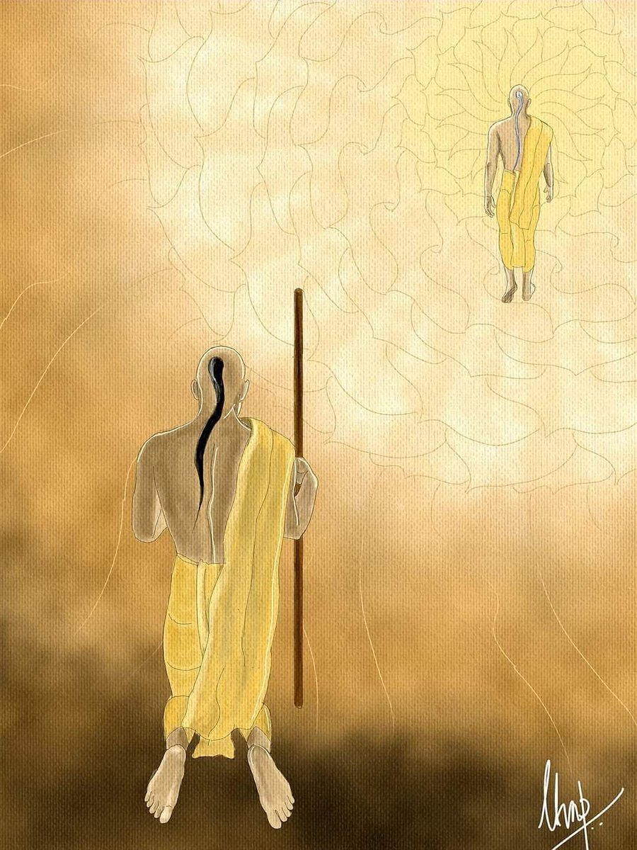 indiamahesh's tweet photo. After consolidating Mauryas, Kautilya aka Chanakya retired from public life. When asked why, he said, "There are only two ends to #power, either we relinquish the power or let the power relinquish us." Wise words to ponder! Art: urs truly https://t.co/Bo8RHgyZOp