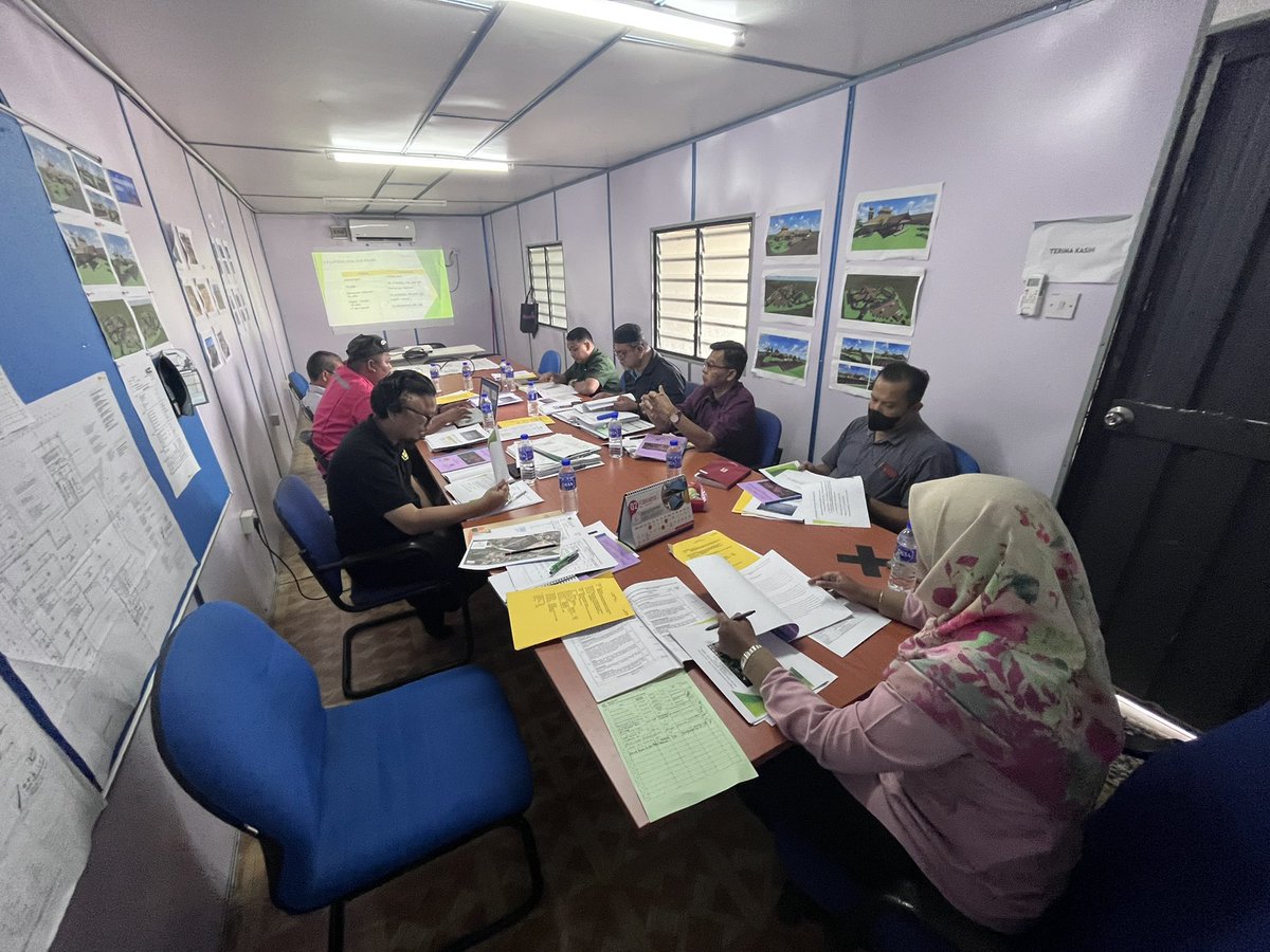 Mesyuarat Tapak kali ke 10 - Projek Masjid Kampung Mak Lagam, Kemaman, Terengganu (2000 Jemaah)