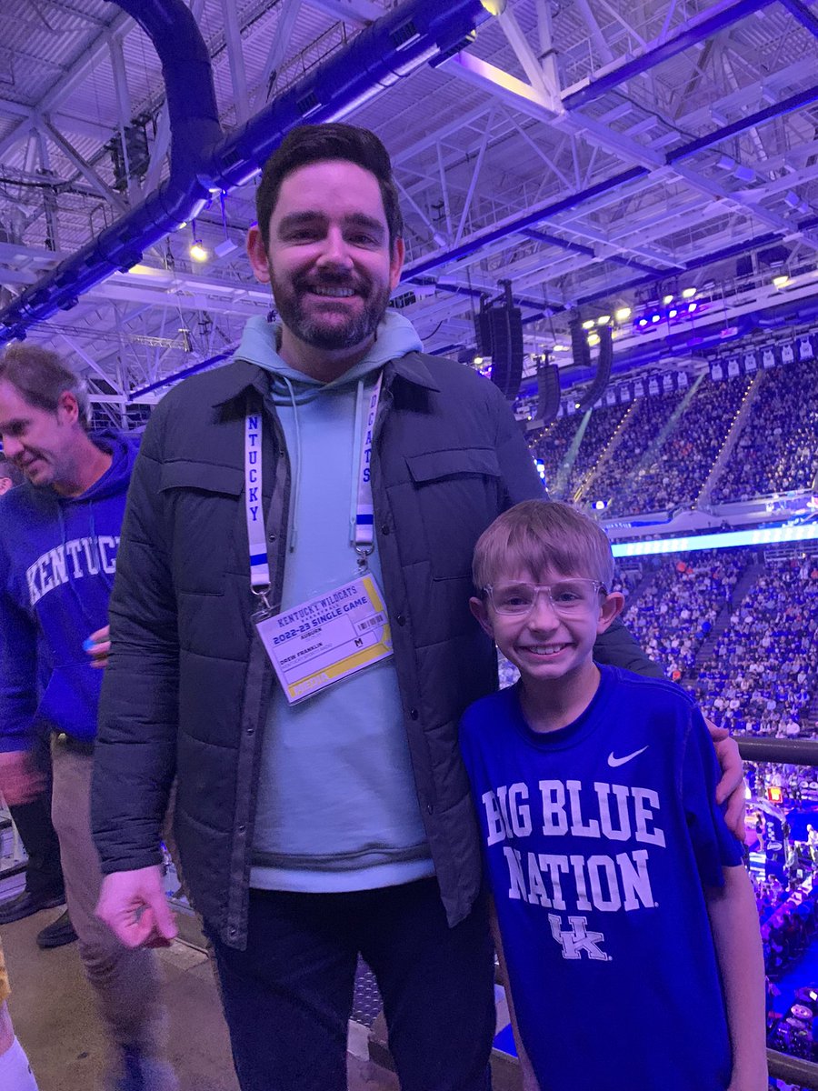 mdeweese's tweet photo. @DrewFranklinKSR most kids get excited to see players at the game! Wyatt’s birthday was the best because he got to meet KSR guys “twice in the same day”! Thanks again! You made his day! https://t.co/BAqxm7zZ4c