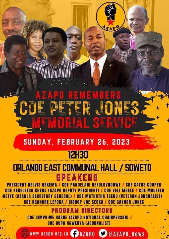 Location 📍 Sila 👇

If you're unable to come to Soweto, please click on the link below and watch the memorial service on Zoom. 

us06web.zoom.us/j/81470114558?…

Passcode:845497
