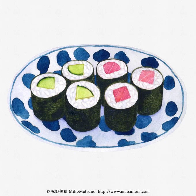 SUSHI#アナログ絵で魅せてみよ 
