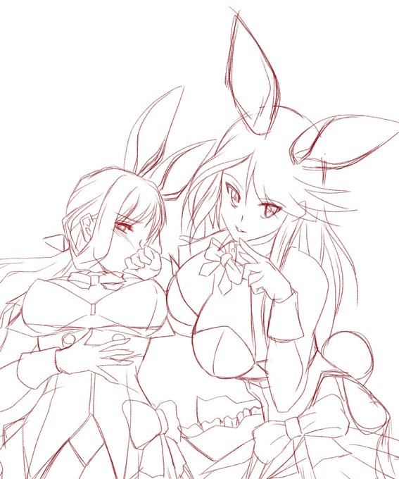 リタシャリバニーをやっとこさ描く 