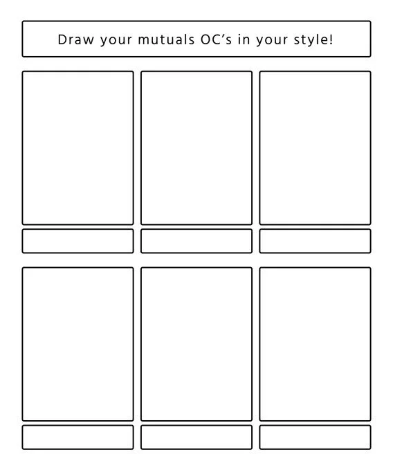 pls gib 🤲🏼 i have been drawing croissanne repeatedly for a week now, please let me borrow your ocs 😆😭 