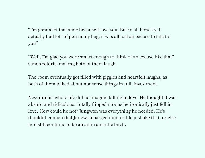 sunoosroses's tweet photo. when u waltzed into my life — a sunwon drabble

anti-romantic sun x hopeless romantic won https://t.co/qOhsZZ4sQn