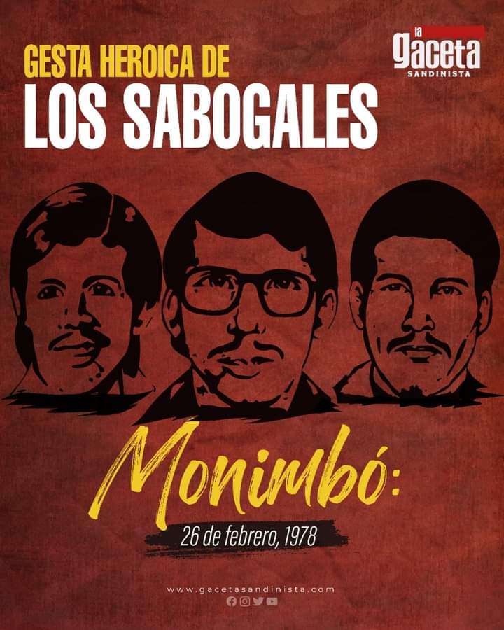 #Monimbo45PatriayPaz | Hoy 26 de Febrero conmemoramos con mucho orgullo la Gesta Heróica de Monimbo, pueblo valiente y luchador de Masaya !!!✊🏻🔴⚫️🇳🇮 

#LeonRevolucion #Nicaragua <a href="/CarlosEmilioDH/">Carlos Emilio Lopez</a> <a href="/BERINGESQUIVEL/">Bering Esquivel</a> <a href="/NicaSoberana/">Tania la nica soberana</a> <a href="/DrSuazo915/">𝙎𝙪𝙖𝙯𝙤 ☭✊🏻🇵🇸</a>