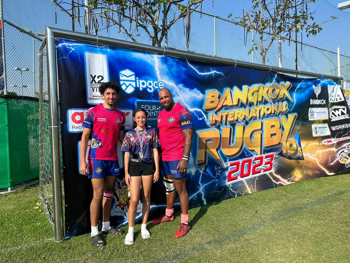 MPJWolfie's tweet photo. What a week in Thailand absolutely loved it played with my youngest son and my daughter also got a couple of games. @bkkrugbytens  #memories #youonlyliveonce #wifemissing https://t.co/FiL17yQLyy