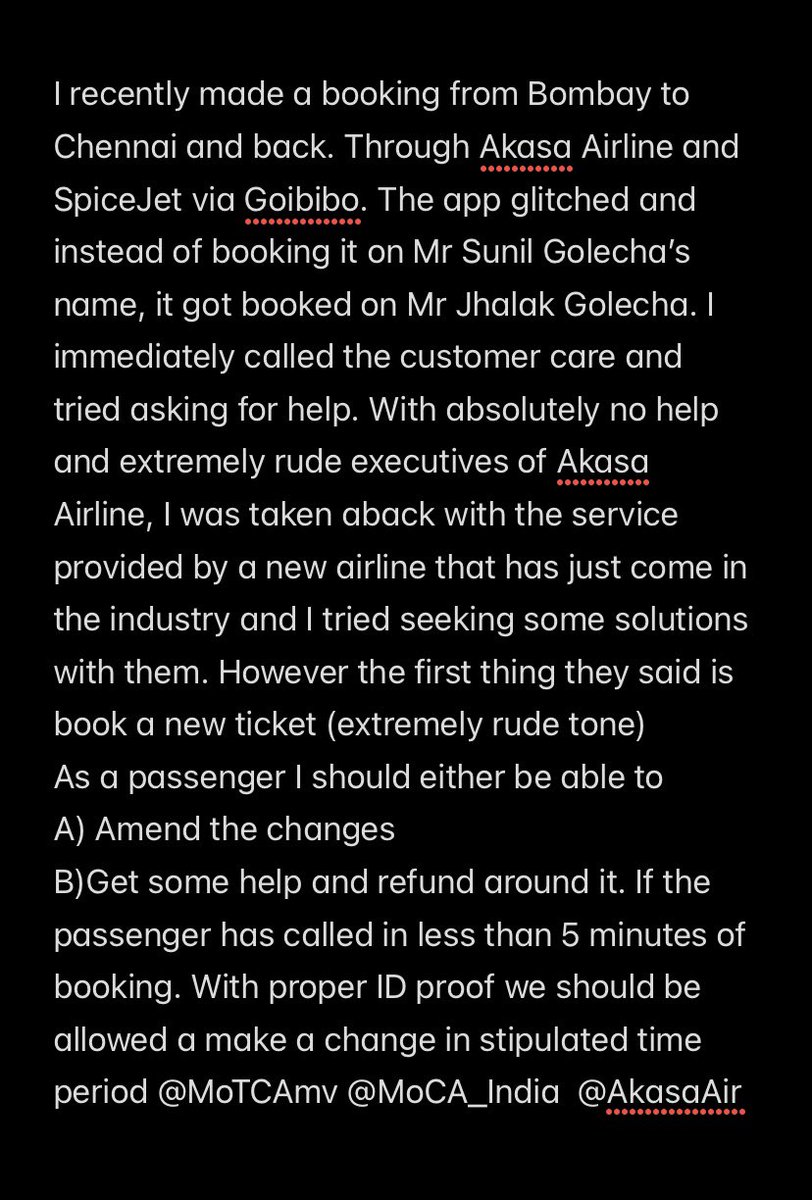 jhalak_golecha's tweet photo. @AkasaAir @flyspicejet @goibibo @MoTCAmv @MoCA_India https://t.co/hnLTrnpEEi