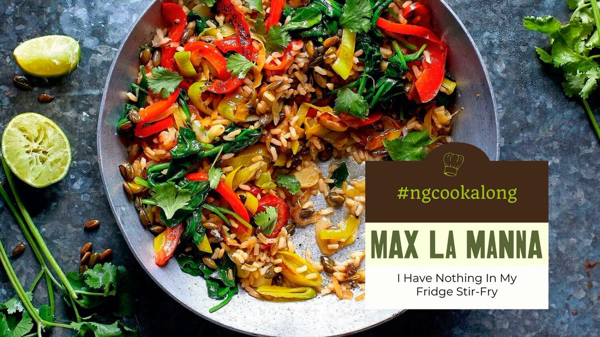 This week for the #ngcookalong try this recipe by #maxlamanna to make yourself a stir-fry with whatever you have leftover in the fridge. A great way to use up all your vegetables.

maxlamanna.com/recipes/i-have…
