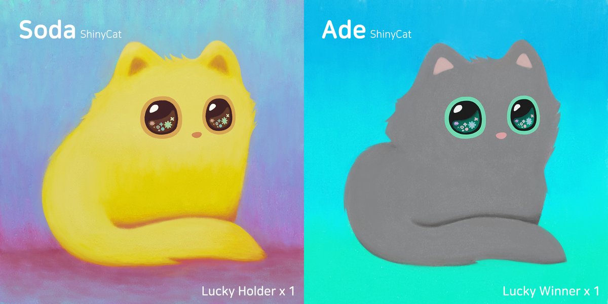 🌸샤냥이 집샤 구함🌸 에드 이벤트!
Shiny Cat #NFTGiveaway Event🥳

🎁 Lucky winner x 1
👑 Lucky holder x 1

1️⃣ Follow <a href="/shinycat_nft/">샤이니캣</a>
2️⃣ RT + ❤
3️⃣ Tag 2

📺Draw for winners : 2.28-9pm (GMT+9)
👉 discord.com/invite/gf5qWmF…

~48 hours⏰
#Airdrop #Giveaway #NFTCommunity 
#knftsz #ethknft