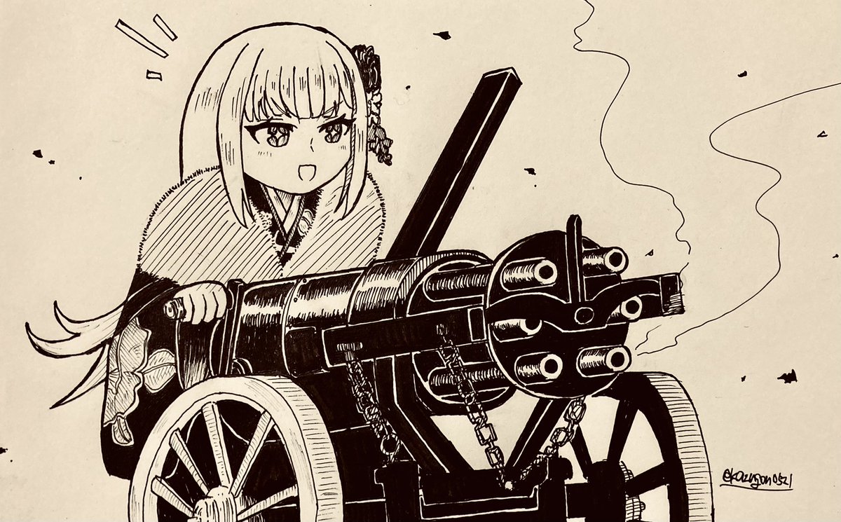 珍しくバイク絵がある
 #今月描いた絵を晒そう 