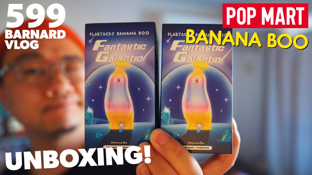 Barnardradio's tweet photo. NEW VLOG!!
【POPMART】ポップマート 開封 「宇宙のバナナ?」FLABJACKS BANANA BOO UNBOXING!!【Episode_599】
https://t.co/s4rcdLW7hD
#POPMART
#FLABJACKS https://t.co/vHnRU9l8Gv