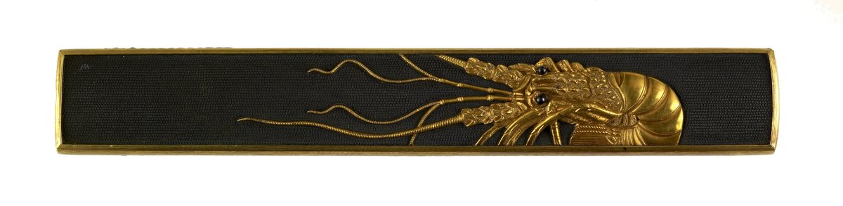 WaltersArtBot's tweet photo. Kozuka with a Spiny Lobster https://t.co/7qBNZClDwM https://t.co/s11EUztDCb