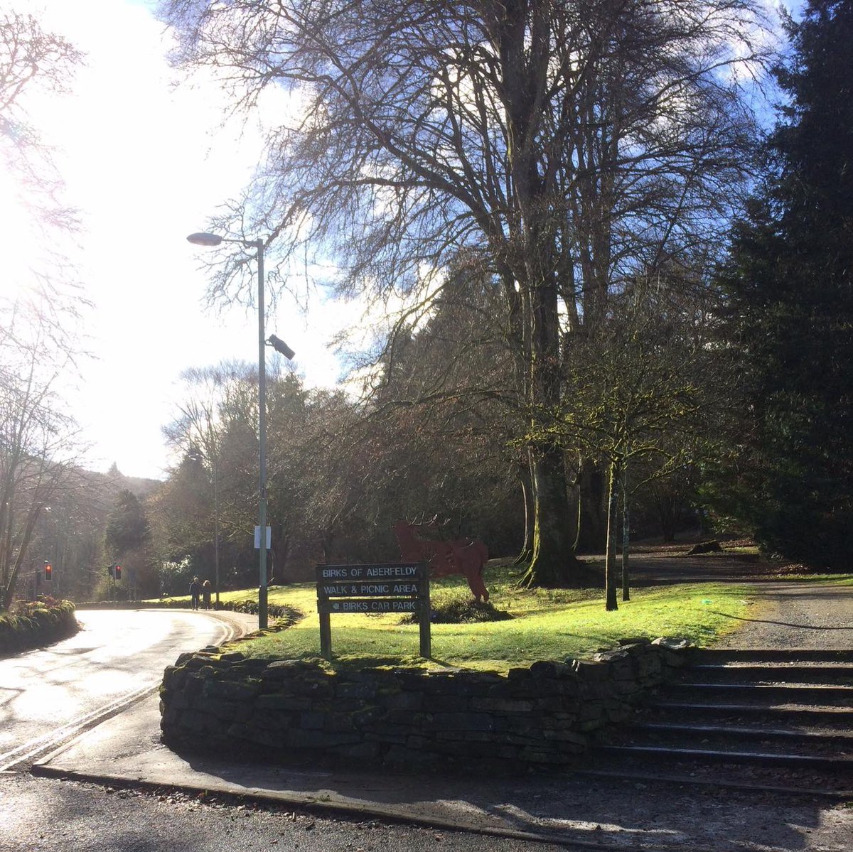 Spring is on the way - the sun is shining and warming the air nicely🌞🌳🌻
Come over for a visit. Enjoy your #Sunday exploring our walks, MTB tracks, visitor attractions, cafes &amp; shops 💙

#VisitAberfeldy #TurnOffTheA9 
#ScotlandLovesLocal #Perthshire #SundayVibes #GetOutdoors