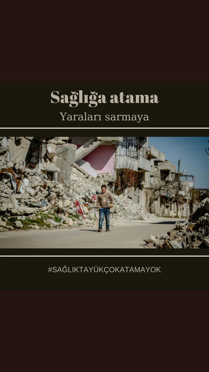 Selen01716782's tweet photo. Deprem bölgesindeki sağlıkçılar yorulmuş bulunmaktadır . Yeni sağlıkçı istihdamı gerekmektedir . İkinci etap alımı bekliyoruz.
@drfahrettinkoca
#SağlıktaYükÇokAtamaYok https://t.co/NiotE9BAmG