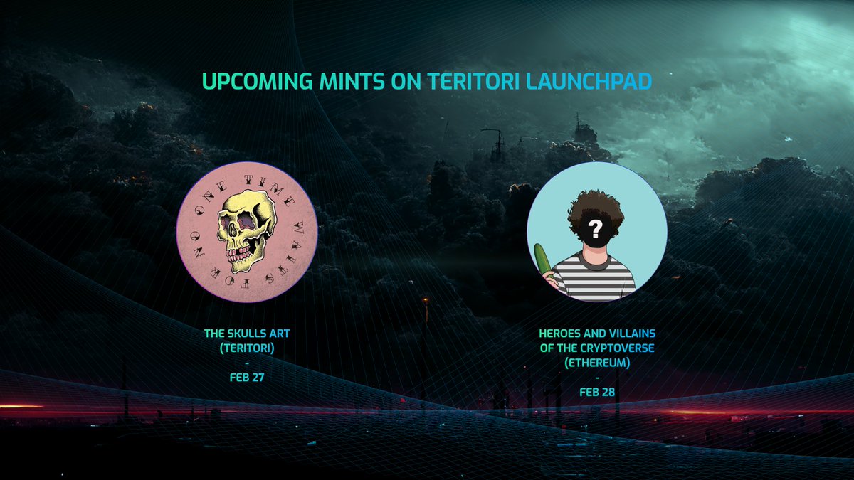 Minting this week on Teritori Launchpad ⛩️

#IBCGang #TeritoriNFT #EthereumNFT