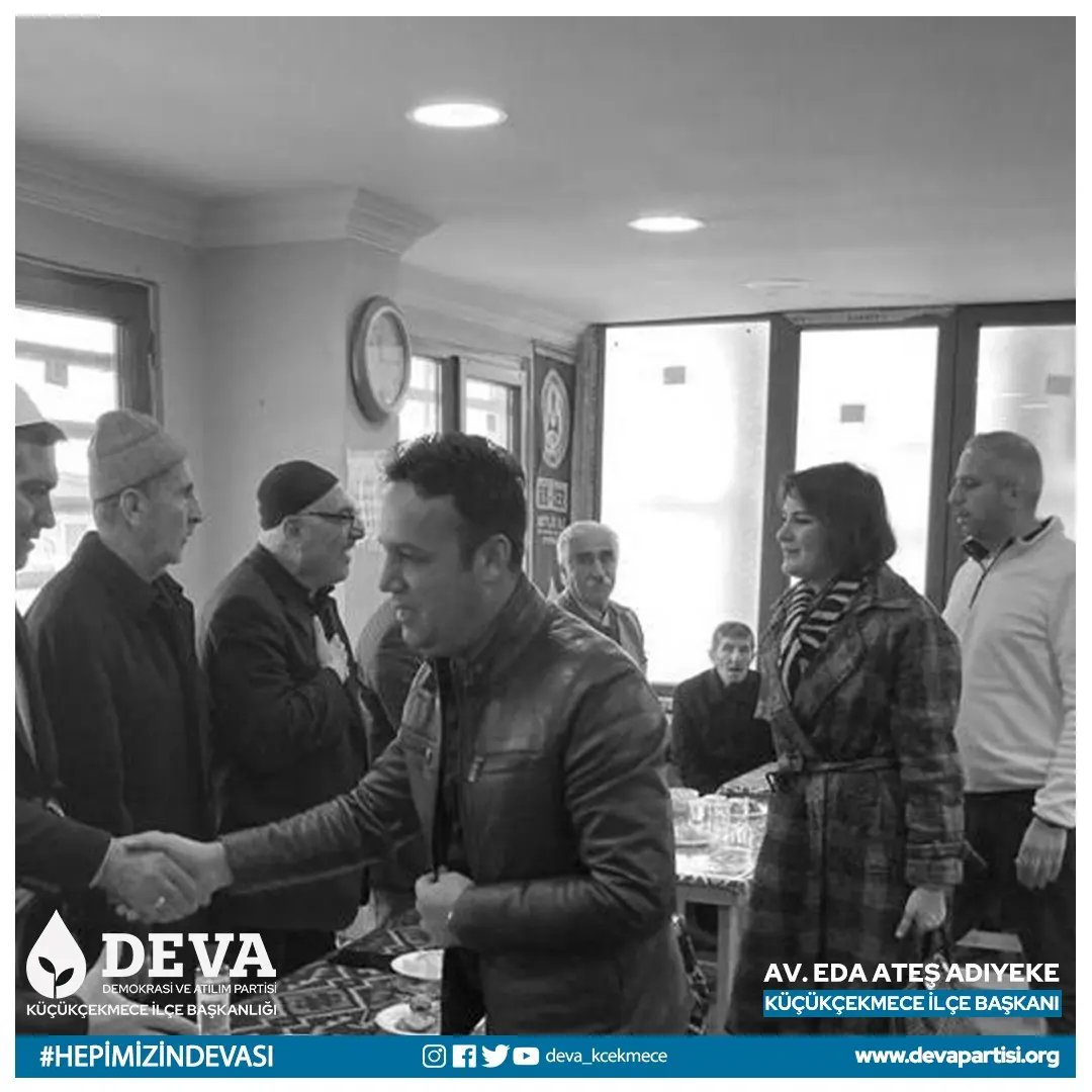 İlçe Başk. Av.Eda Ateş Adıyeke, Teşkilat İşleri Başk. Muharrem Özdemir, İlçe Sekr. Nezih Konca ve Eğitim Polt. Başk. Maşallah Eker, Bitliskon Kurucu Başk. Emrah Taşar'ın babası Mehmet Taşar'ın taziyesine katildilar.

Merhuma Allahtan rahmet kederli ailesine bassagligi dileriz.