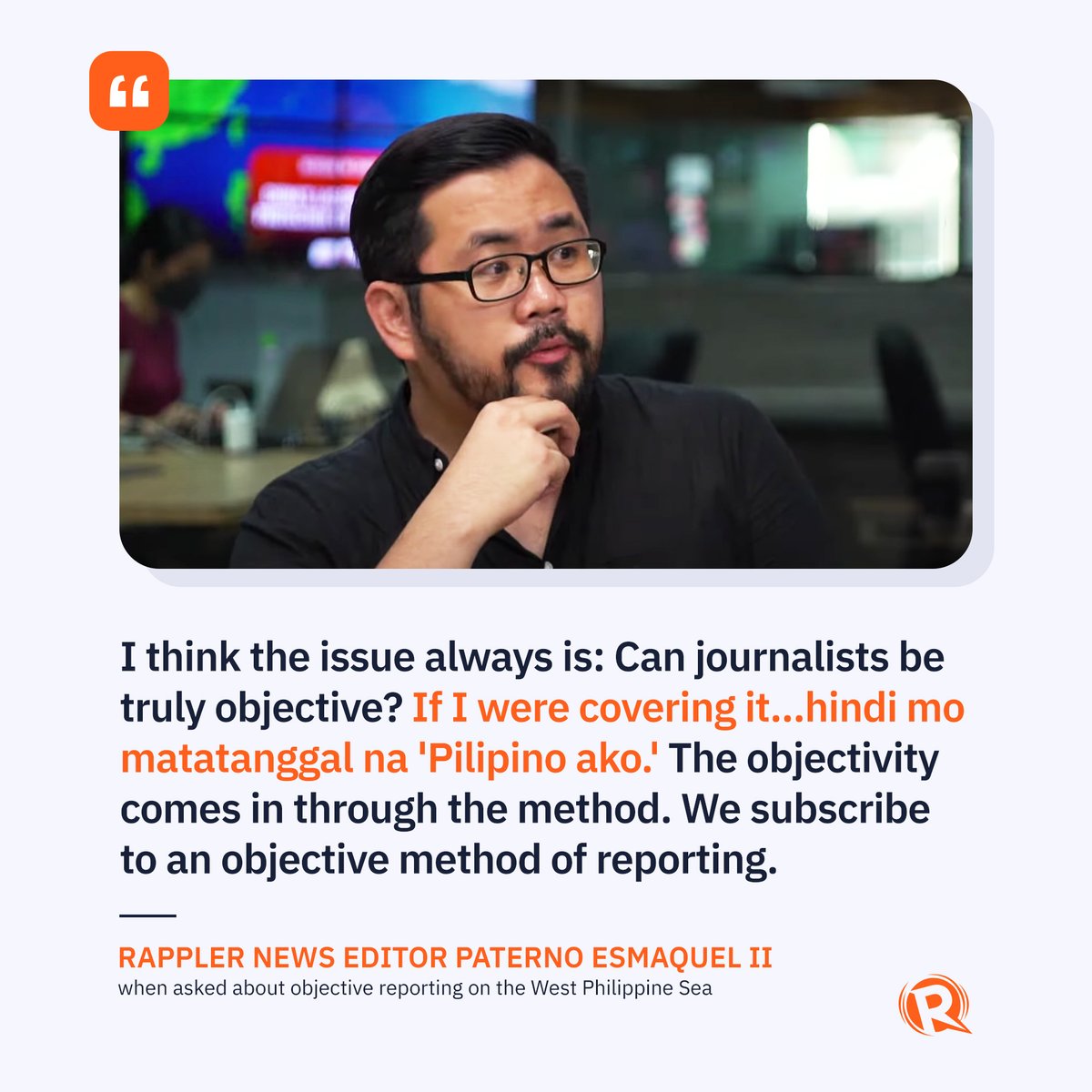 Rappler on Twitter "Rappler news editor Paterno Esmaquel II emphasizes the importance of