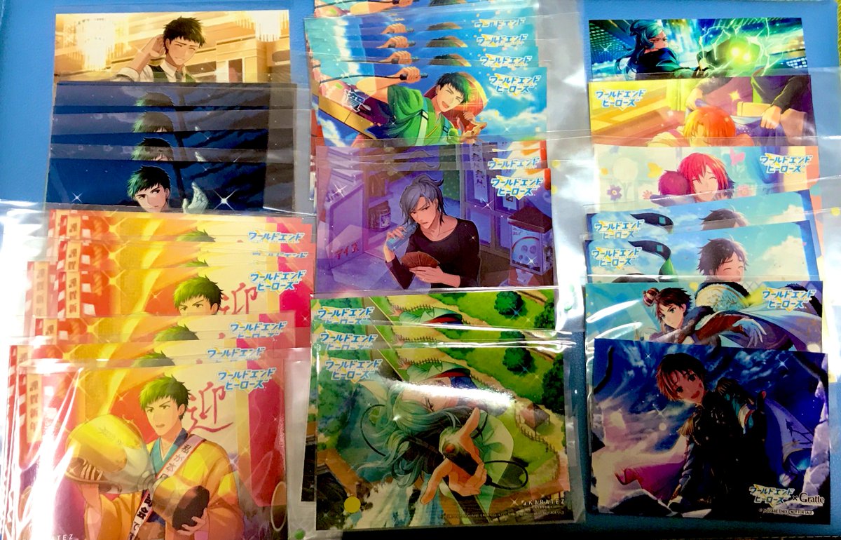aoi1031's tweet photo. ワールドエンドヒーローズ    ワヒロ 譲渡
カラ鉄 グラッテ

【求】1枚200円＋送料

申し訳ありませんが5点以上(この下のツリーに繋げるものと含めてでも)からのお取引でお願い致します。

ゆうちょか銀行振込にて。郵送のみ。
��自ルールの押し付け等御遠慮ください。何かありましたらお気軽にどうぞ https://t.co/E1MUlbRpMZ