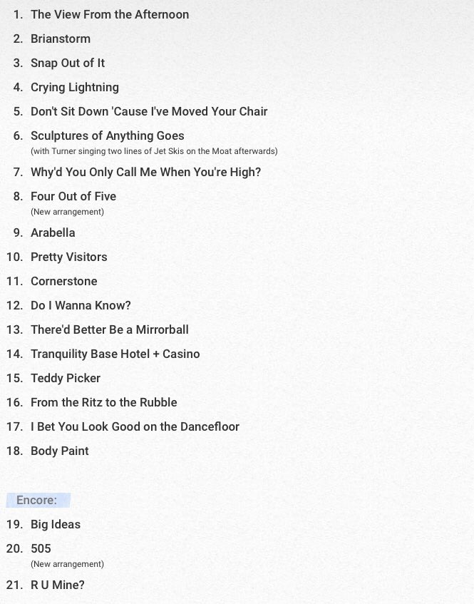 Arctic Monkeys Japan tweet media