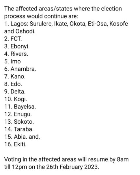 If you didn't vote yesterday in these affected areas, please go out today and vote! Please retweet this aggressively!