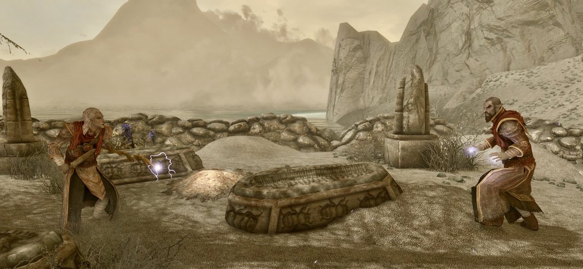 MasterNeloth's tweet photo. I had the Dragonborn use the time shout. It seemed nothing happened, AT FIRST, but now my twice dead apprentice Ildari has returned! Not resurrected, but transported from the past!!! Obviously she is dead now but who knows how else time was affected!!!! 😎😎😎 https://t.co/letCJSQRn2
