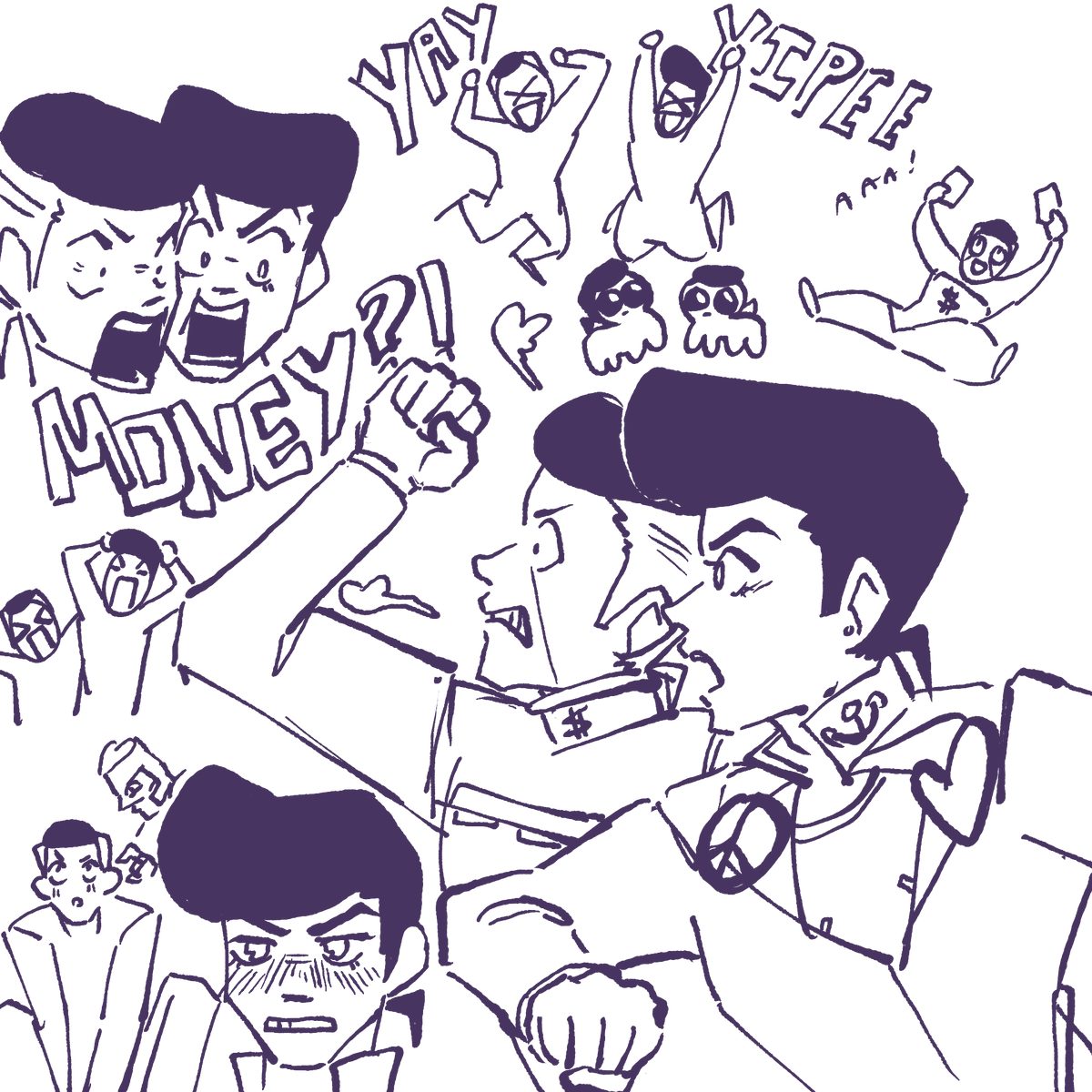SookySlorp's tweet photo. Doodles from DIU rewatch!! Sillies galore! https://t.co/gBrJuPdQ6Z