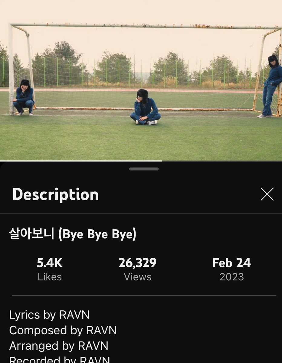 lrsTmNiPYs5e5At's tweet photo. “ByeByeBye” has been played more than 26000 times.  Let's play more and more.  By the way, if there are three RAVNs, I'd like one🐈‍⬛🐈‍⬛🐈‍⬛
#RV_133DaysToBloom #RAVN #ByeByeBye https://t.co/D0RDN9tbFg