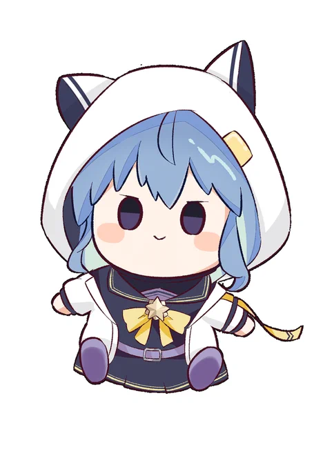 "あのすいちゃん"からいいねいただいたイラストのもちどるすいちゃんたち#ほしまちぎゃらりー 