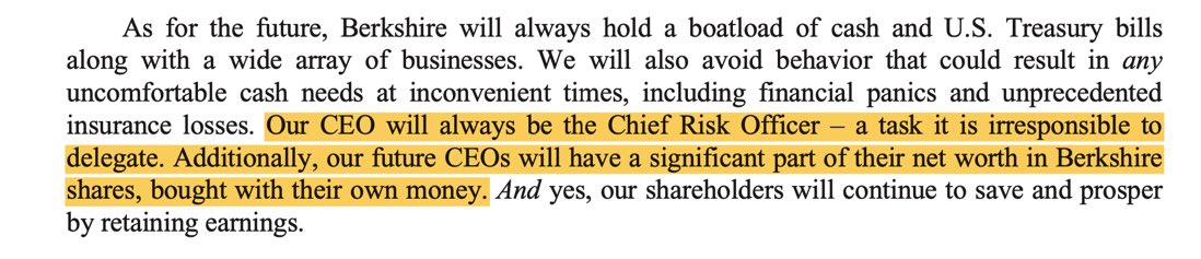 وارن بافيت يقول ، الرئيس التنفيذي ، هو مدير ادارة المخاطر ، وهذه المهمة غير قابلة للتفويض …!!

احدى اهم صفات رواد الاعمال هو قدرتهم على ادارة المخاطر ، توقع السيء وعمل اكثر من خطة قابلة للتطبيق لاحتوائه