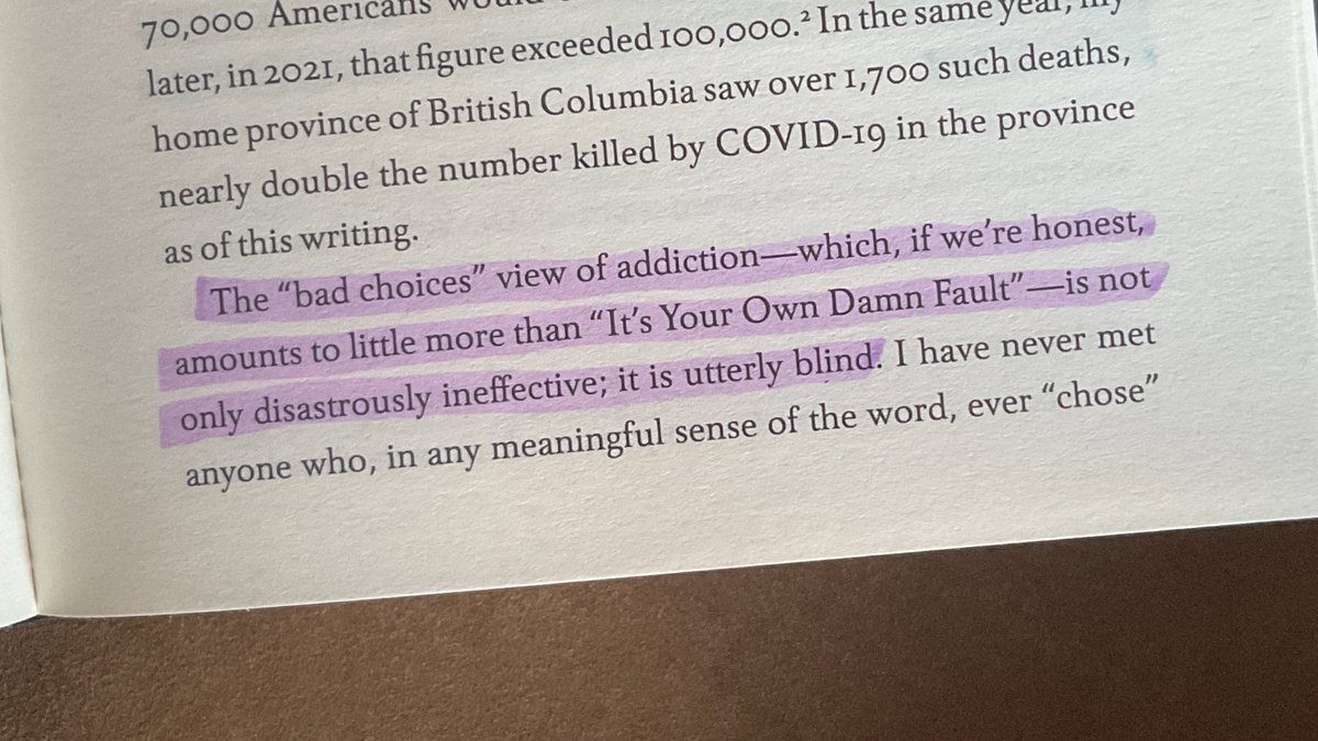 On the idea of “bad choices”. From ‘The Myth of Normal’ by @DrGaborMate.