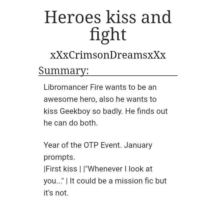 EmoWithAPen's tweet photo. ahem @Valmey_me
https://t.co/7hrP3zGWCr
#libromancer #YearOfTheOTP2023 https://t.co/xzyzMXcAoM