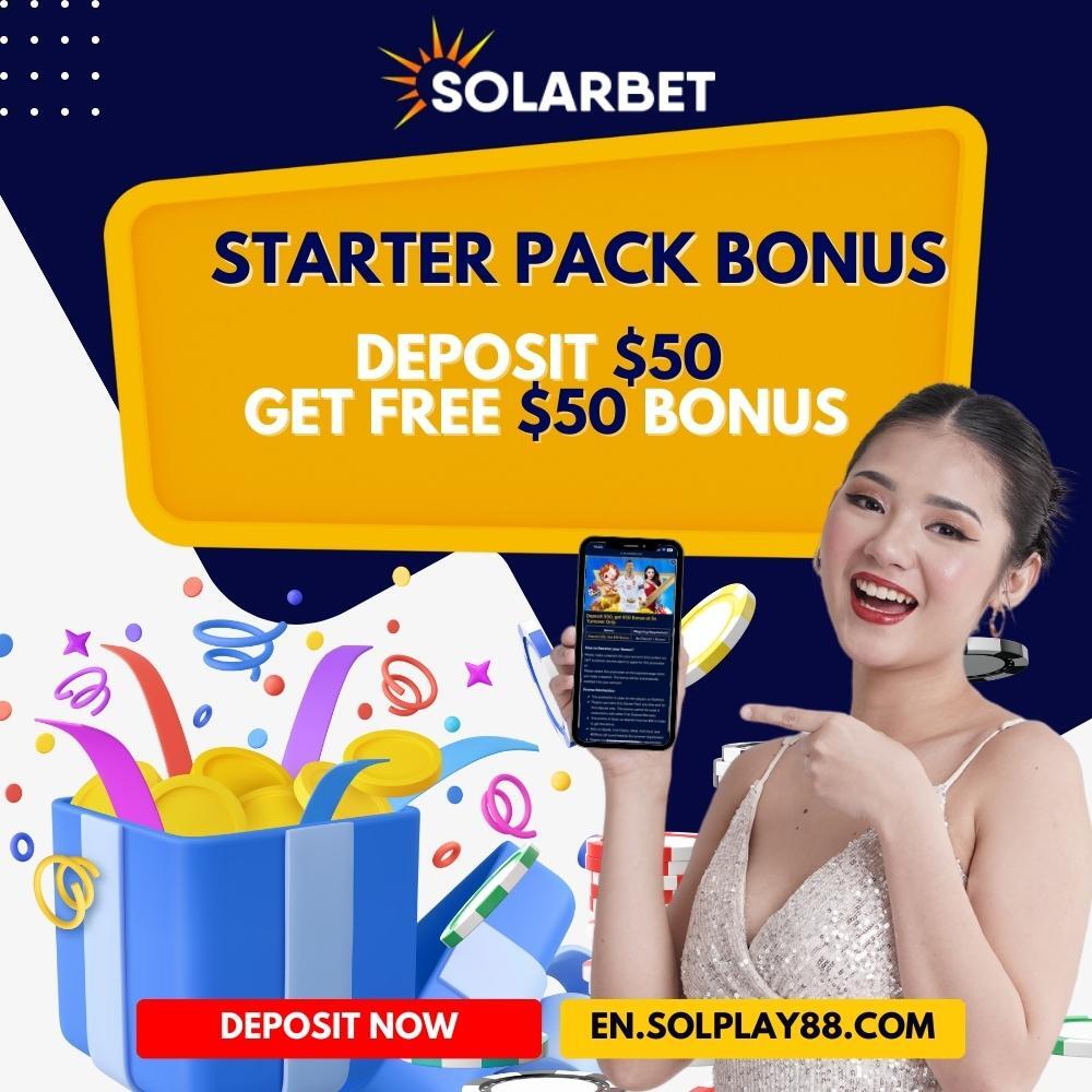 AsiaSolarbet's tweet photo. 💰🎲Ht the jackpot before the month's end! Deposit $50 and get an extra $50 Bonus 🎉 to play your favorite online casino games! Double the fun 🎯, double the excitement 🔥. Start playing now at Solarbet!

☎️ Contact our Live Chat Customer Service for assistance

 #SolarbetApp #On https://t.co/xILuPKmTr1