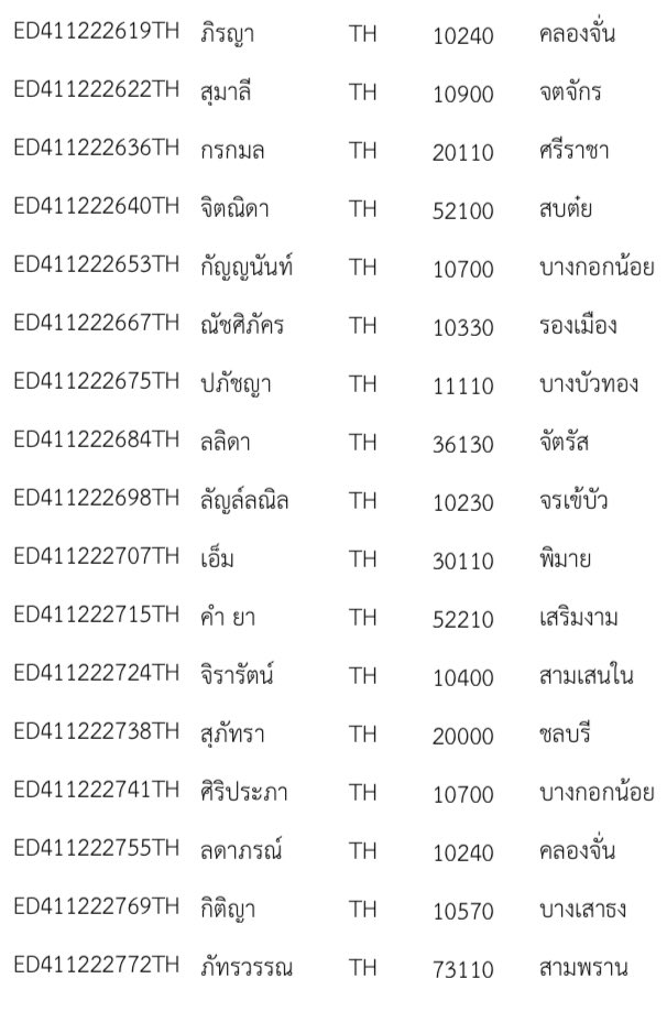 takeboohome's tweet photo. #takebootracking 26/02/23
เลขแทร็ก ชุดทหาร+มินินิ
หากได้รับของผิด สามารถทักแจ้งได้เลยนะคะ ขอบคุณมากๆค่า🤍 https://t.co/dSvgQt7eDf
