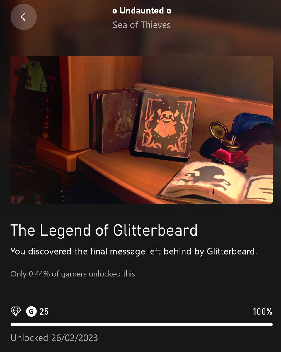 true_undaunted's tweet photo. Long time coming but I got there! What a beautiful thing to be part of!  @SeaOfThieves #SeaOfthieves @RareLtd #xbox https://t.co/rDZ3JLuNkb
