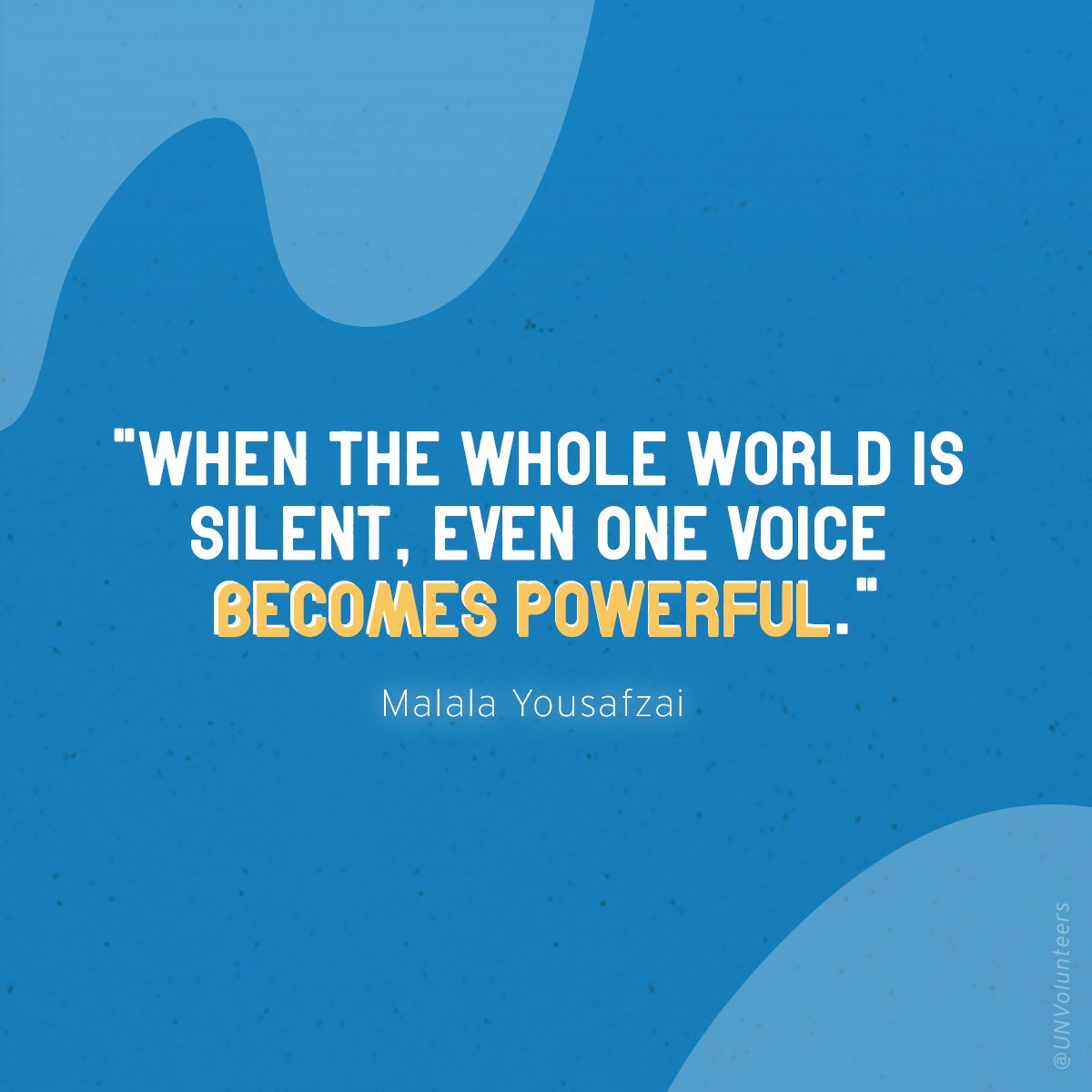 UNVolunteers's tweet photo. One single #volunteer can make a huge difference.

Imagine what millions can do. https://t.co/PKVWPv9GBJ