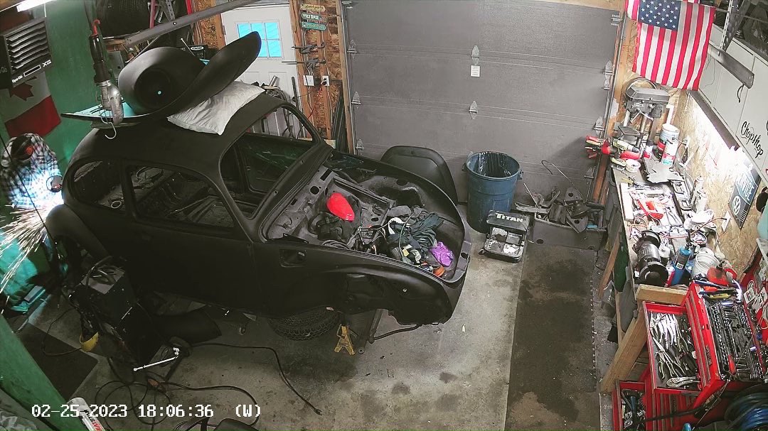 thebugnut's tweet photo. Some action shots from the “Bug Cam” in my garage. https://t.co/c4cUObFS5F