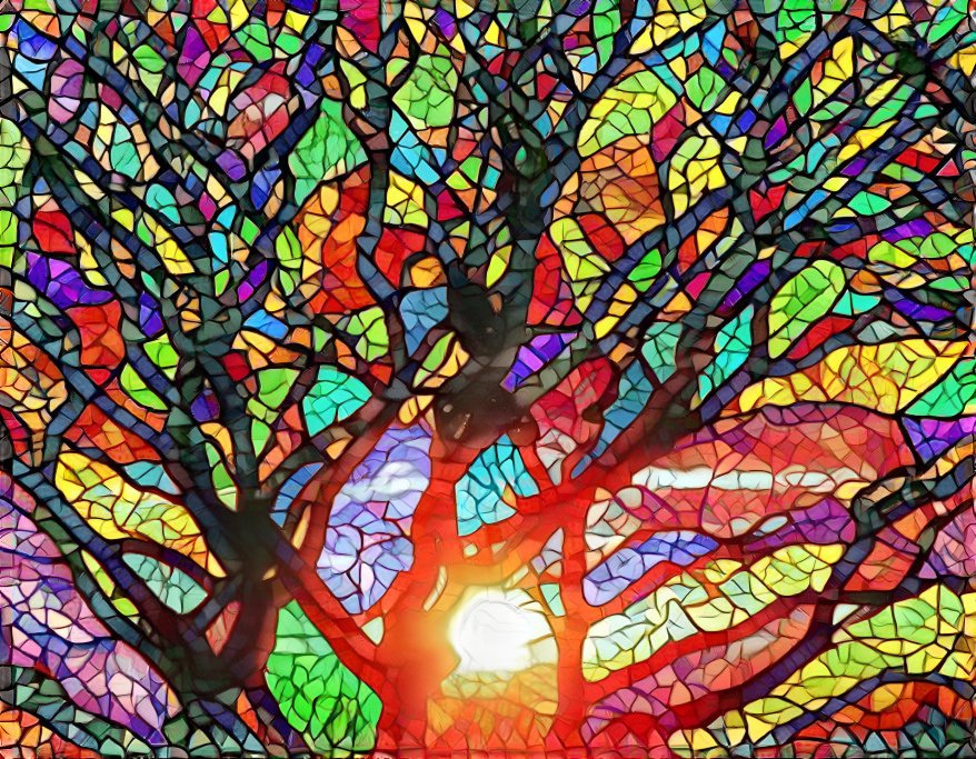squinancywort1's tweet image. The Church of Morning - version 2

- the tree outside my window.

I took the panels of sky bounded by branches and changed the colour of each 

This is a more stylised version of the image I posted yesterday