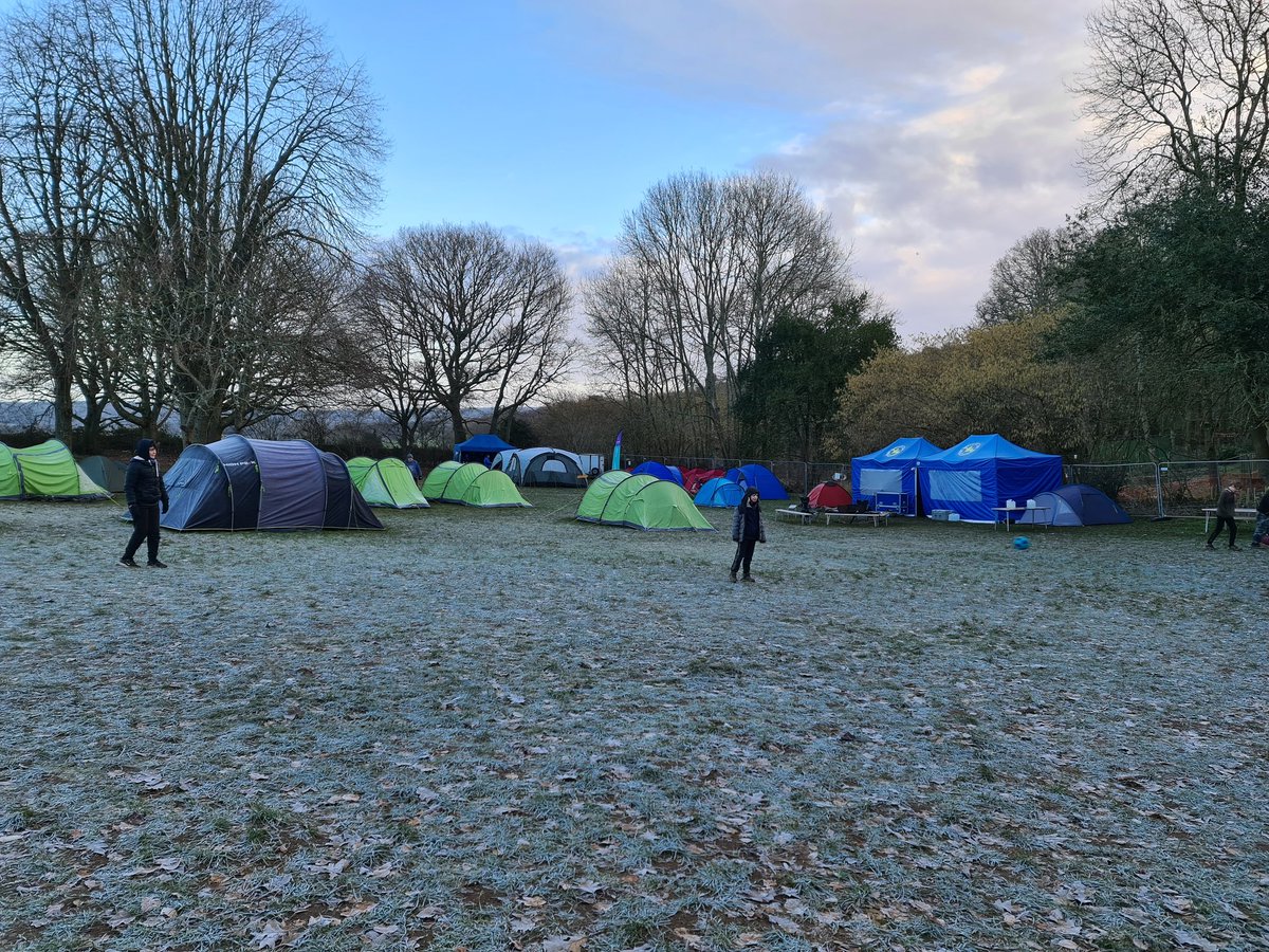 Frosty morning at Frost camp 2023 <a href="/surreyscouts/">Surrey Scouts</a>