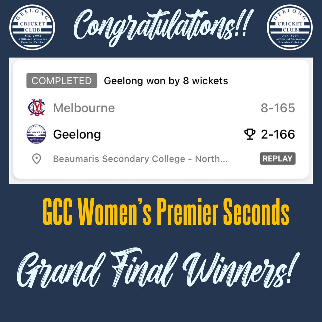 Geelong Cricket Club tweet media
